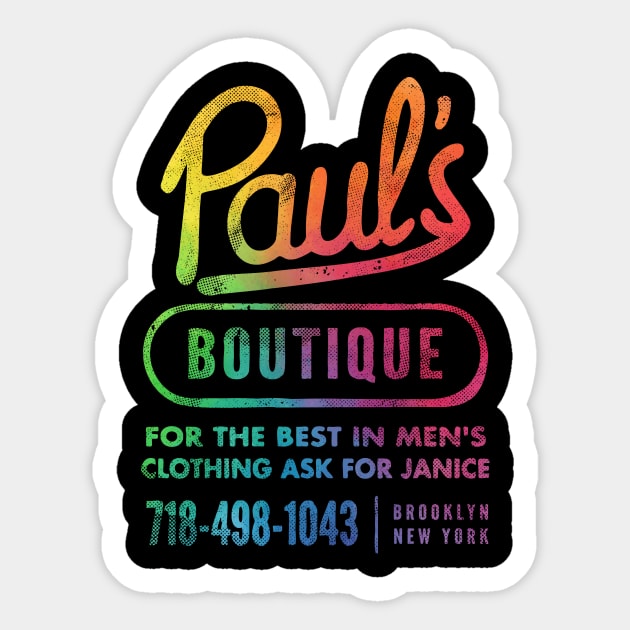 Beastie Paul's rainbow color Sticker by cobaterus